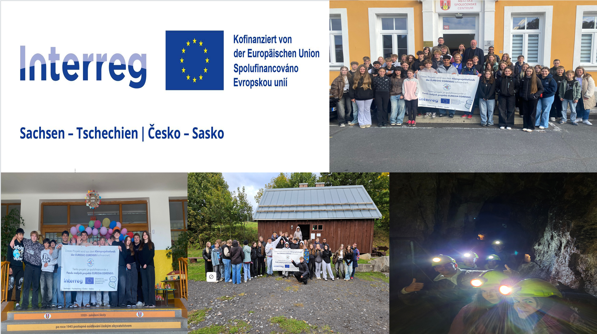 Výměnný pobyt září/říjen 2025 -  EUREGIA EGRENSIS v rámci programu INTERREG Česko-Sasko 2021-2027.