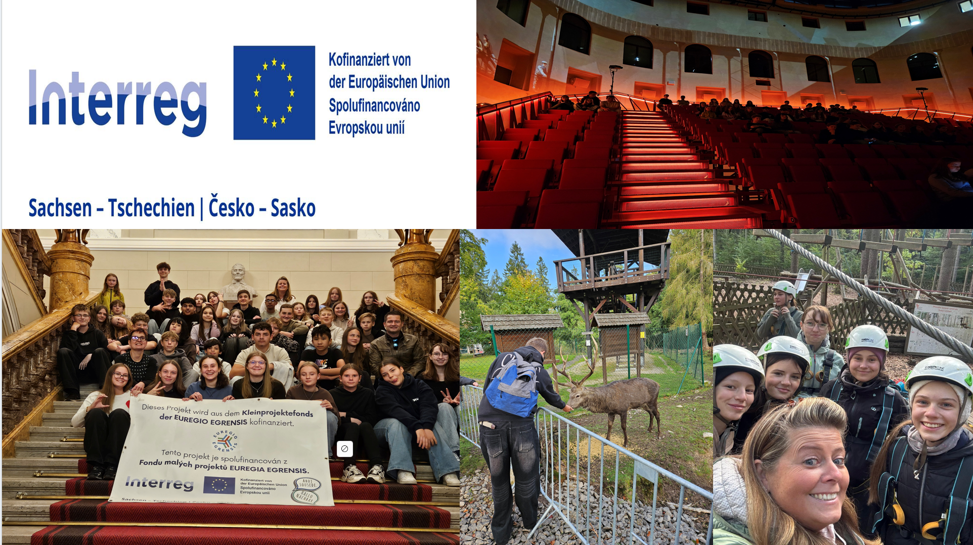Výměnný pobyt září/říjen 2025 -  EUREGIA EGRENSIS v rámci programu INTERREG Česko-Sasko 2021-2027.